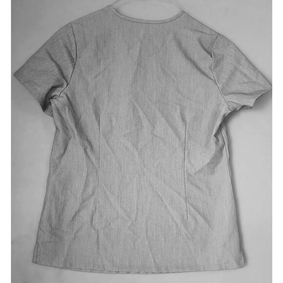 FIGS Scrub Top Women’s S Gray Catarina Graphite – One-Pocket Technical | EUC - Picture 2 of 5